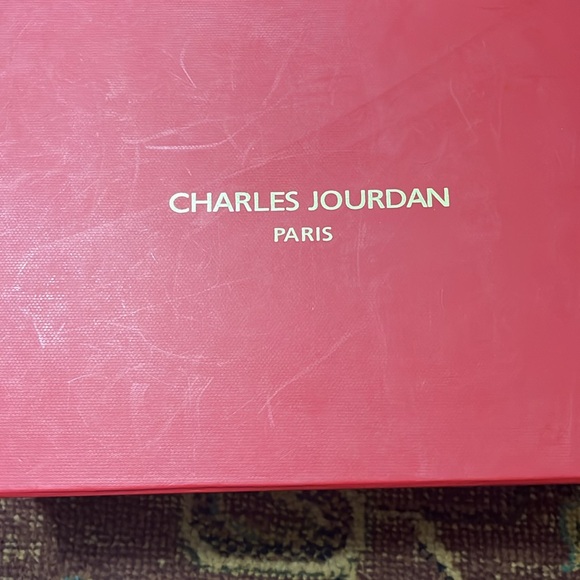 Sexy Charles Jourdan size 9.5 M Suede Peep Toe Heels - Picture 10 of 12